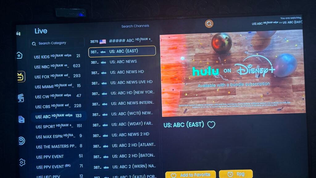 Step-by-step IPTV Strong Pro setup guide showing app installation on Android TV and configuration process