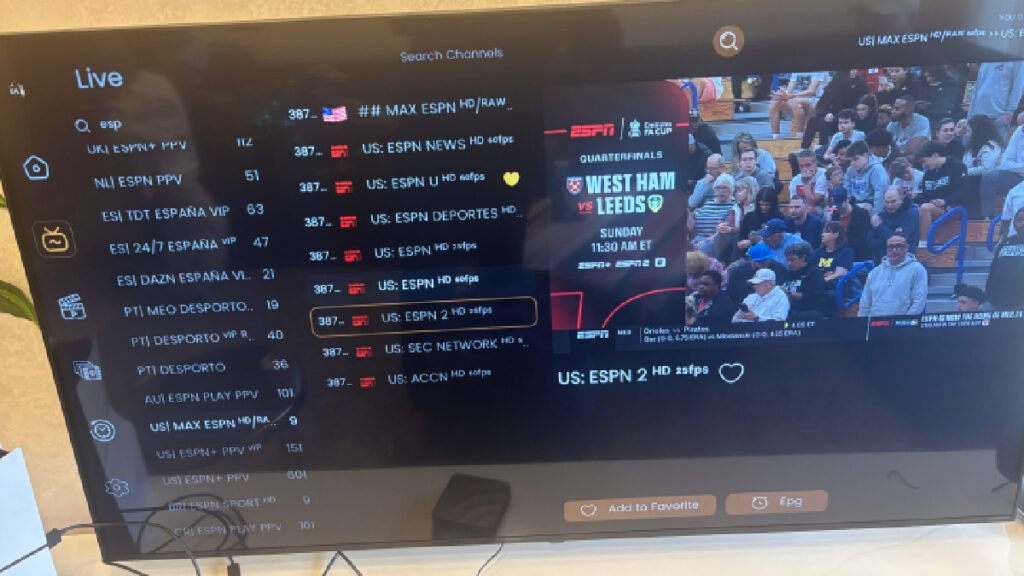 BUY BEST IPTV SUBSCRIPTION PROVIDER iptv with free trial 4k ultra hd quality streaming sports channel