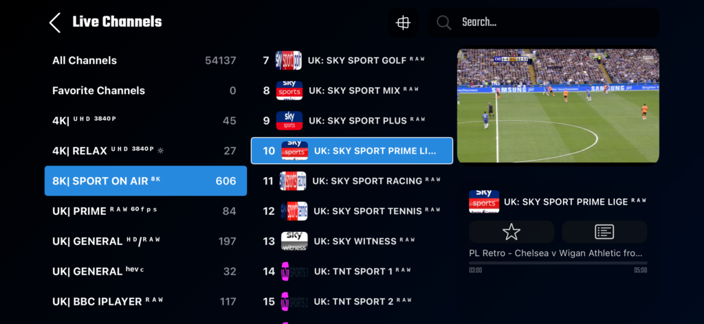 BUY BEST IPTV SUBSCRIPTION PROVIDER IPTV with subscription streaming on 8K TV in modern living room setup